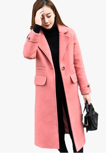 Buy Halo Winter Lapel Trench Long Coat Online Zalora Malaysia
