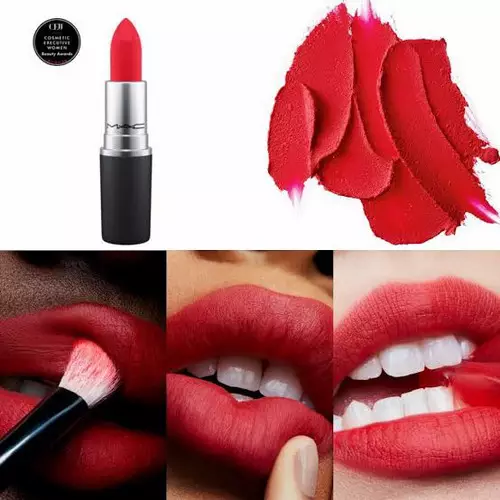 MAC Powder Kiss Lipstick - Lasting Passion