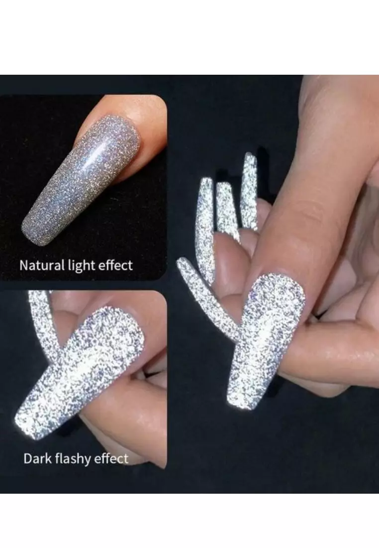 Diamond Coffin Frosted Nails Thistle Light Pink Color Rhinestone