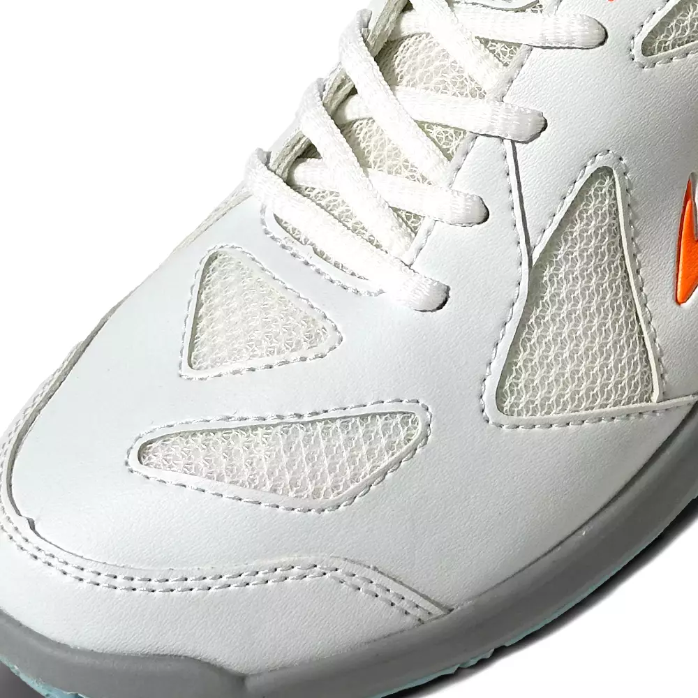 Eagle Sepatu Badminton Vector - PUTIH/ABU ABU