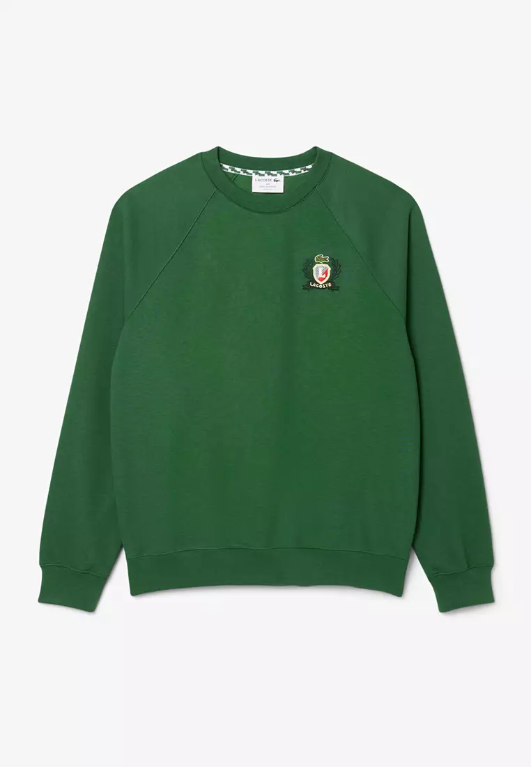 French Made Embroidered Shield Sweatshirt