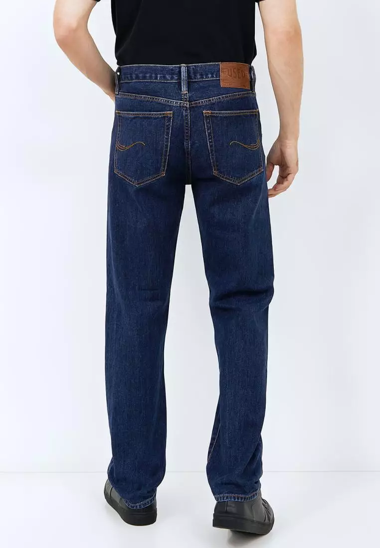 Used 1968 - 540-1940s Celana Panjang Pria Denim Slim Straight Cut