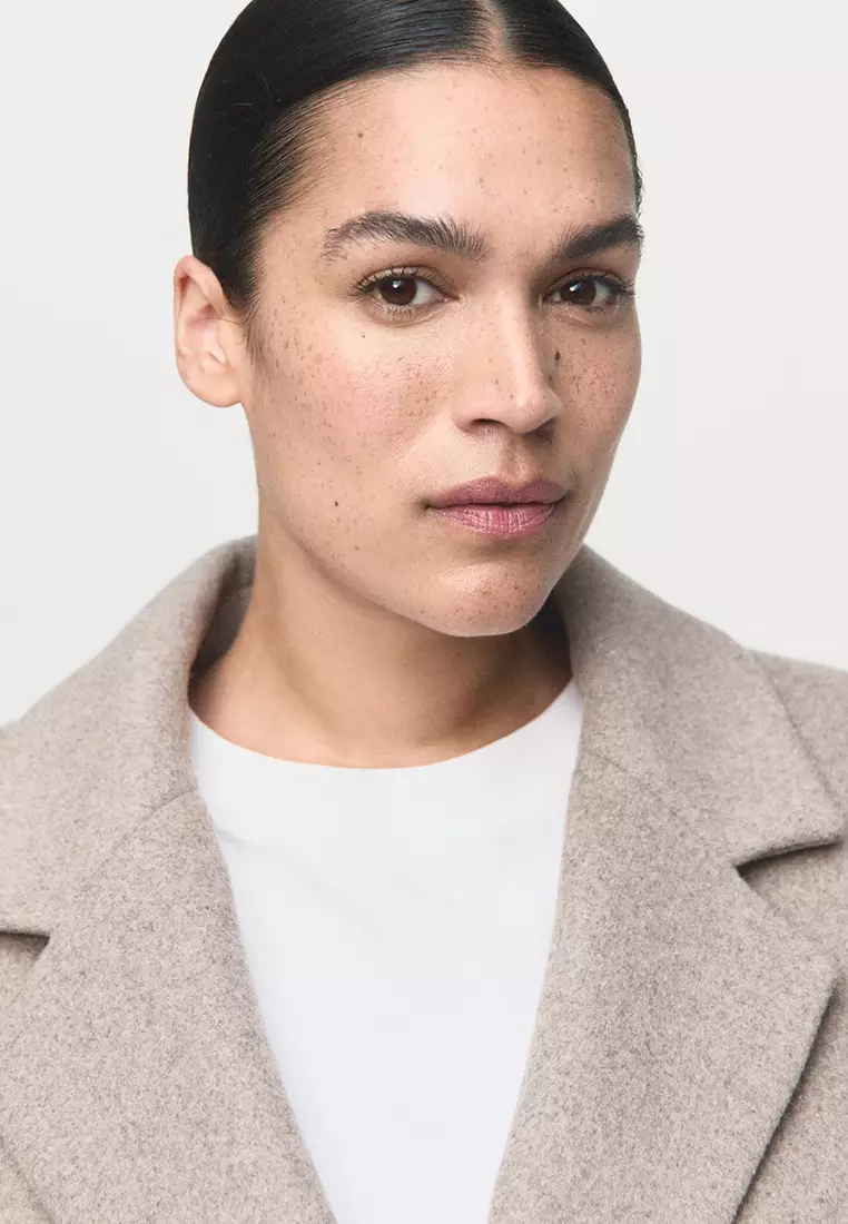 Double-Breasted Wool Coat