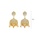 Glamorousky gold Fashion Bright Plated Gold Vintage Palace Wind Chime Earrings with Cubic Zirconia DAC33ACCAEB95FGS_2