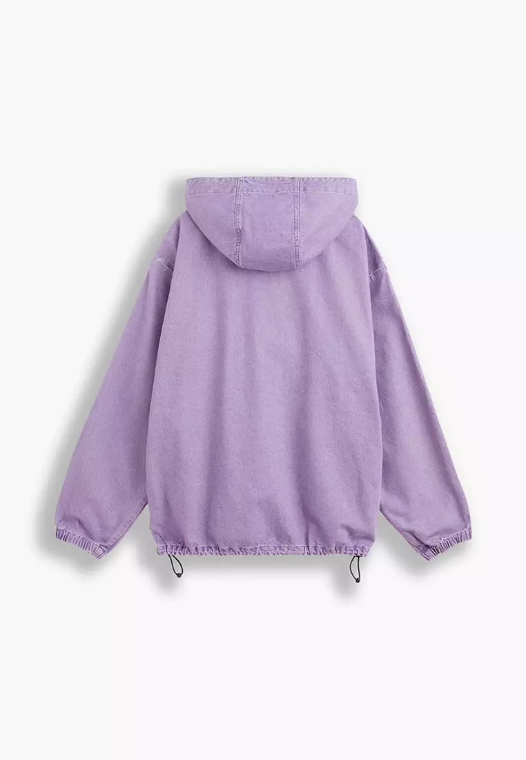 Levi's® 男士 Euclid Anorak 半開式風衣外套