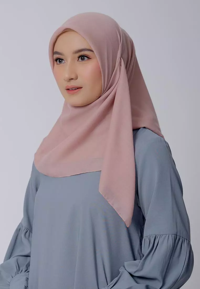 ZM Zaskia Mecca - Shiza Shade Of Brown Cafe Kerudung Segi Empat