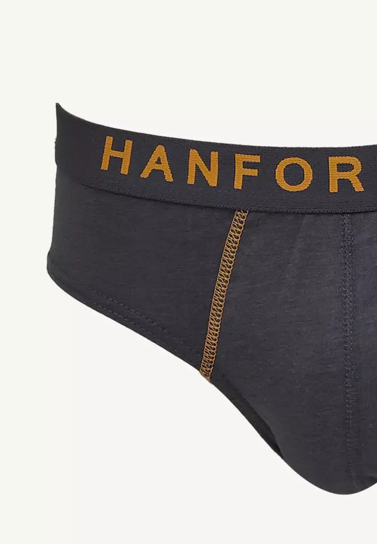  Regular Cotton Men's Briefs Trevor - Forged Iron (3in1 Pack)
