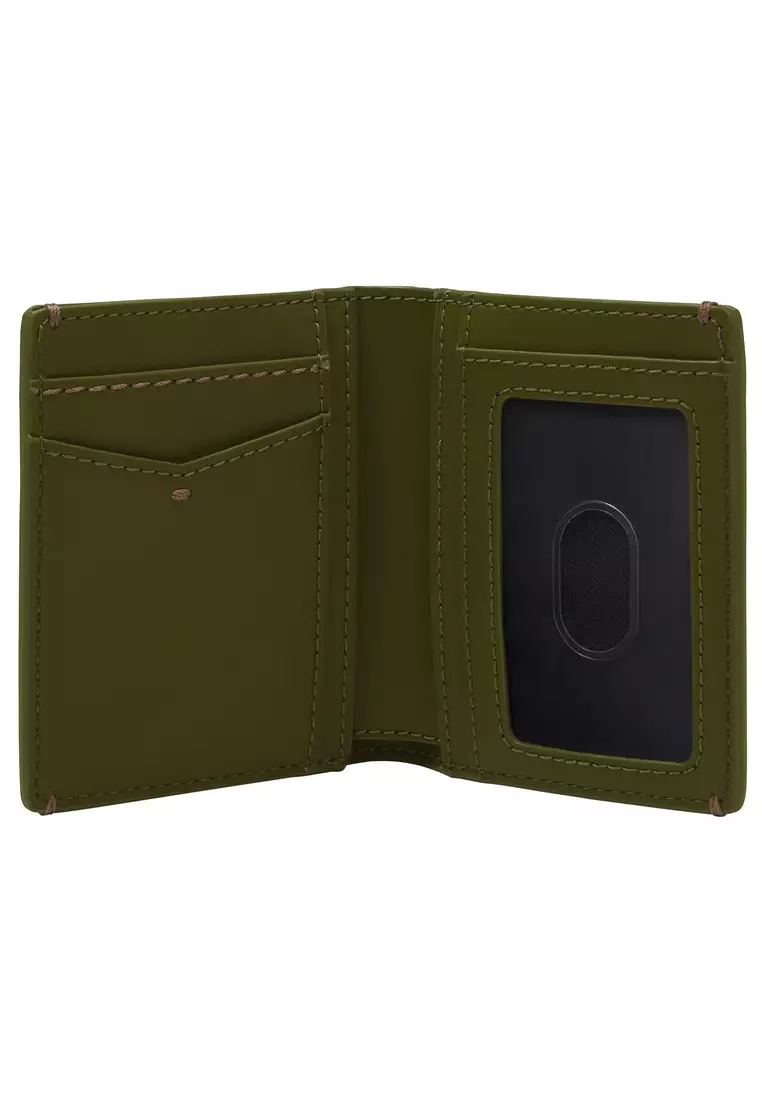 Buy Fossil Fossil Male s Joshua green PU Wallets Purses