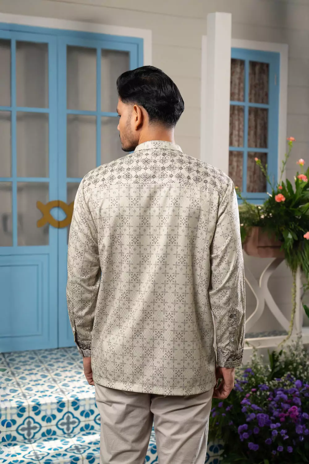 Klamby - Diyasmara Long Shirt Men Rasmi