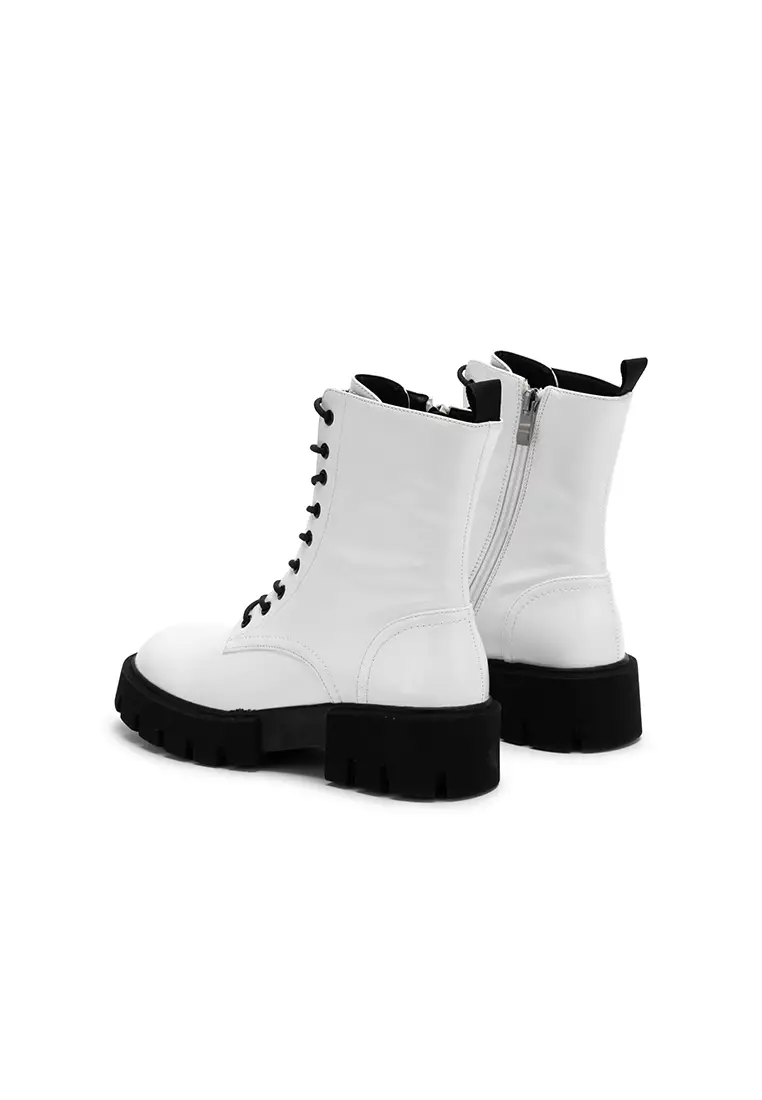 CLASSIC PLATFORM LACE-UP BOOTS 個性加厚底綁帶馬汀靴