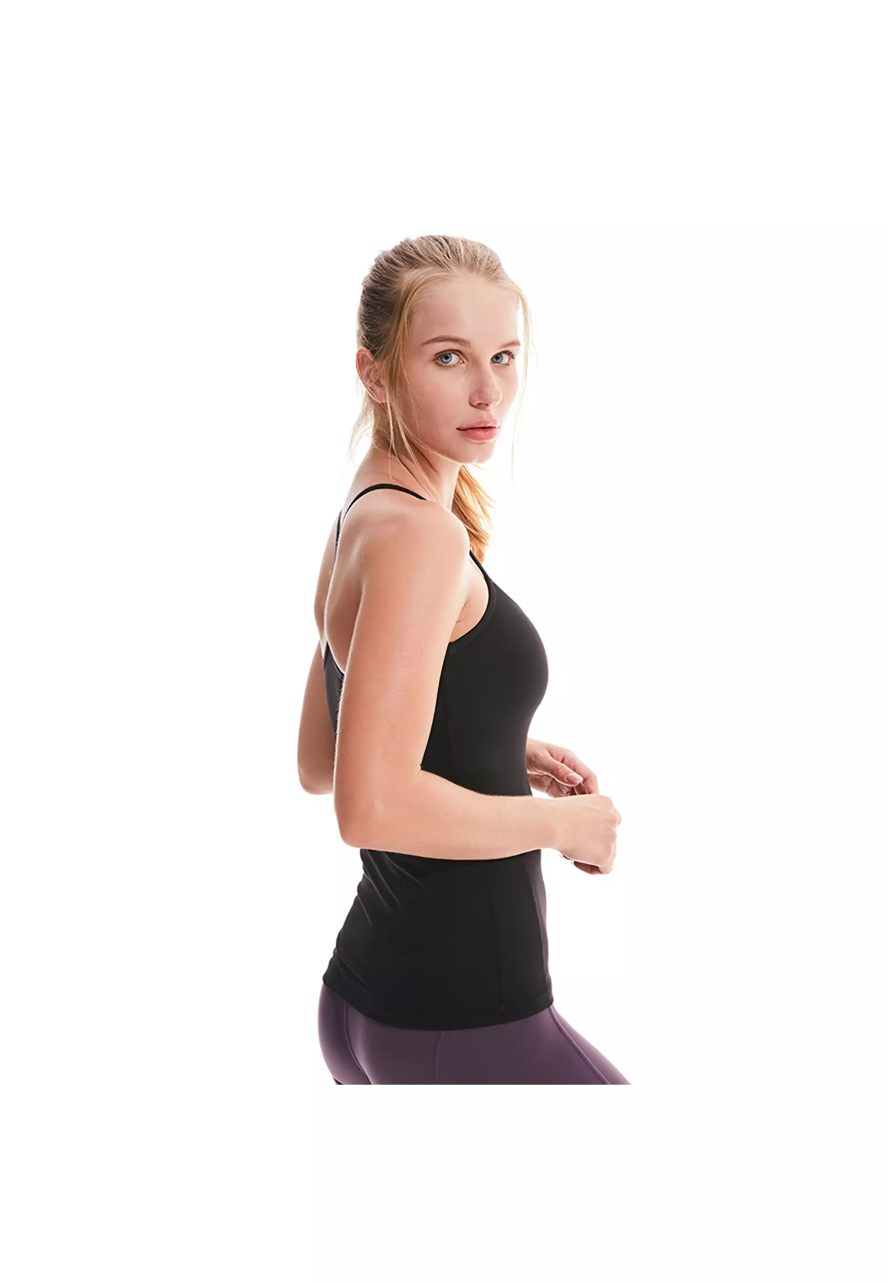 You’ve ( YouHave ) Tanktop Singlet Wanita Tali Kecil Spageti Spaghetti Silang Belakang Tangtop Singlet Perempuan 700031