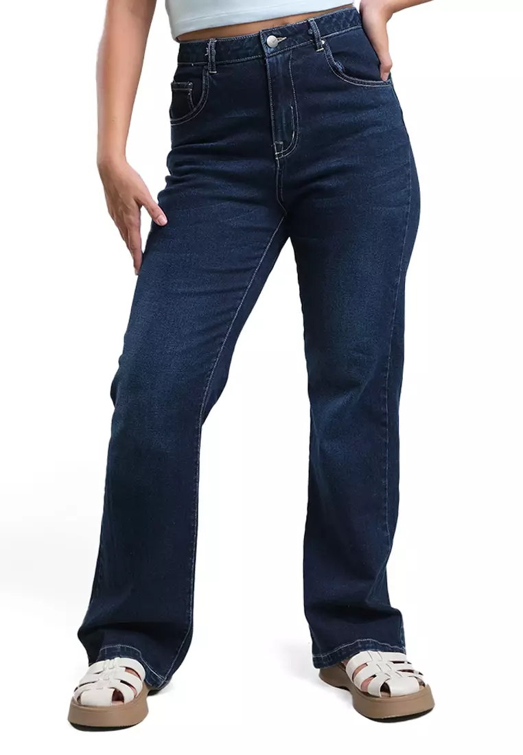 Low Rise Boot Cut Denim Jeans