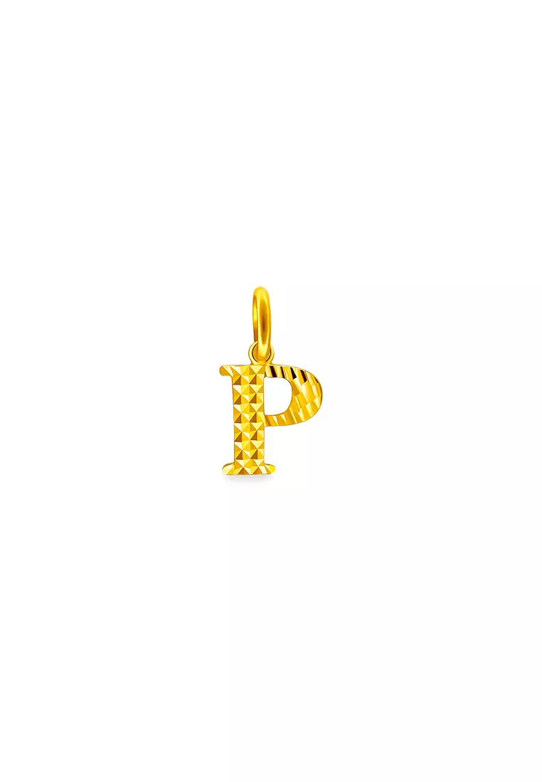 MJ Jewellery 916/22K Gold Alphabet Pendant B75