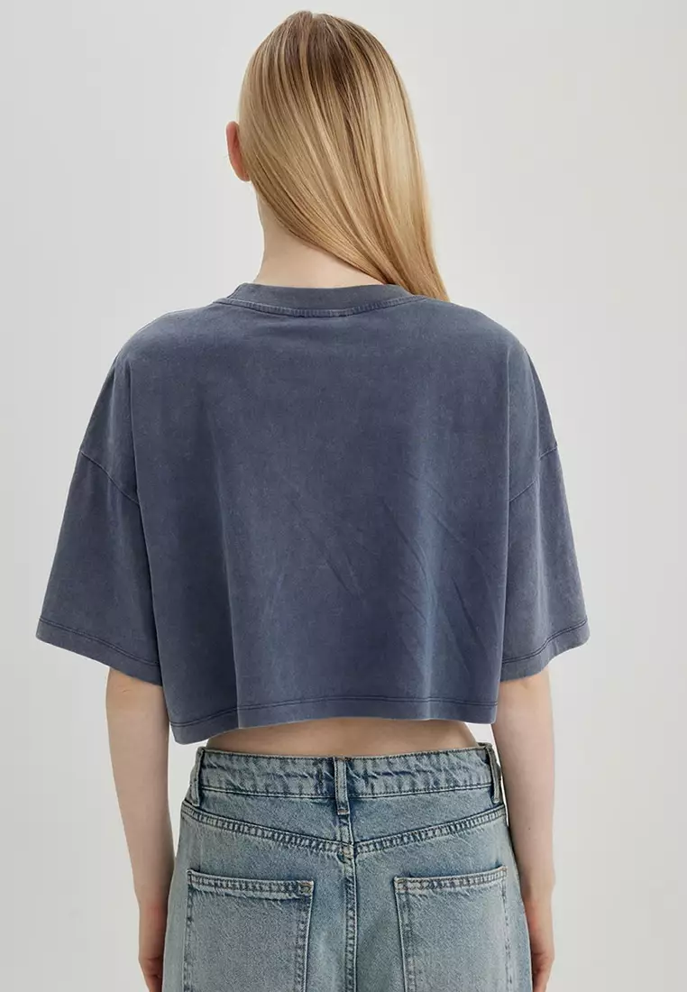 Oversized Crop T-Shirt