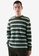 Cos green and multi and brown Regular-Fit Striped Jumper 764DAAABF4C0FBGS_1