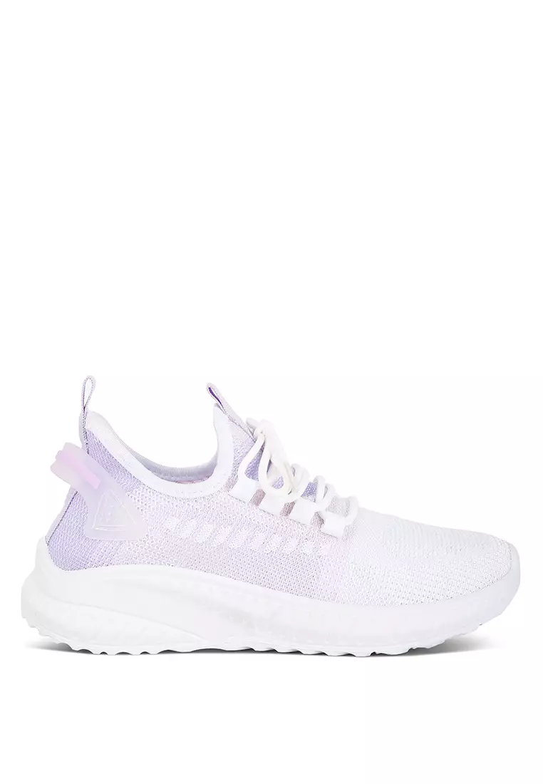 Discount on London Rag  shoes - SKU: Purple Knitted Chunky Sneakers