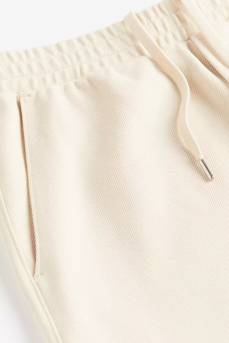 Slim Fit Twill joggers