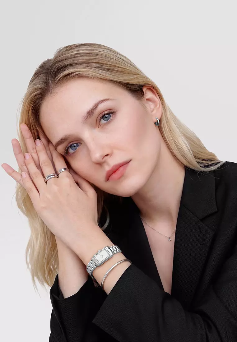 Bound Mini 3-Link White Silver - Women Watch stainless steel watch DW Official Authentic Original