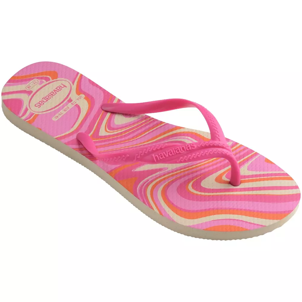 [ONLINE EXCLUSIVE] Havaianas 8342 Fantasia Style Beige/Pink - Sandal Wanita