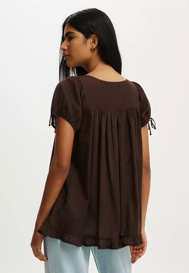 Eliza Babydoll Tunic Top