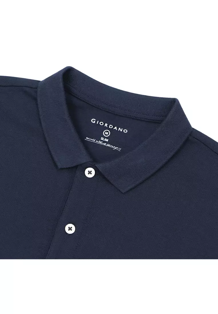 Men's Cotton Lycra Short Sleeve Slim Polo 01015018