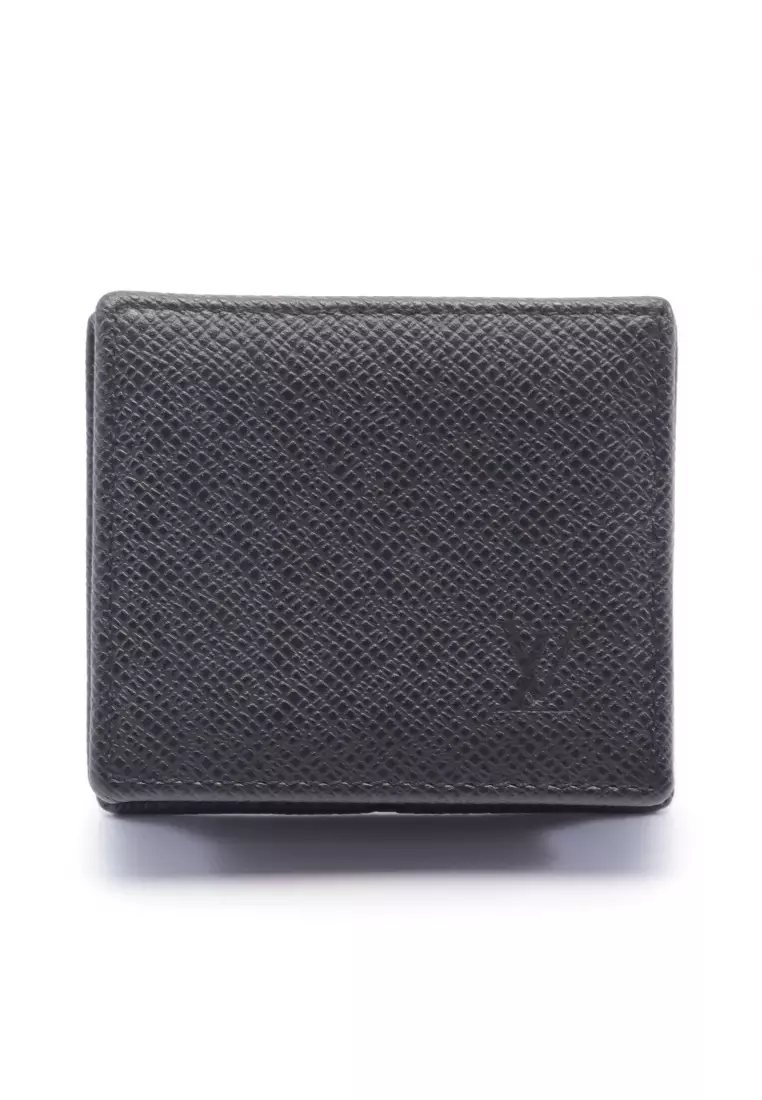 LV Louis Vuitton Taiga Mens Wallet, FREE