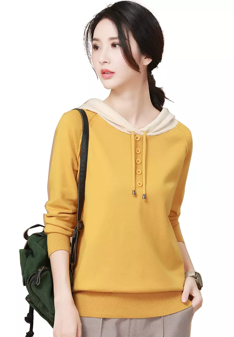 Girls on sale yellow sweater