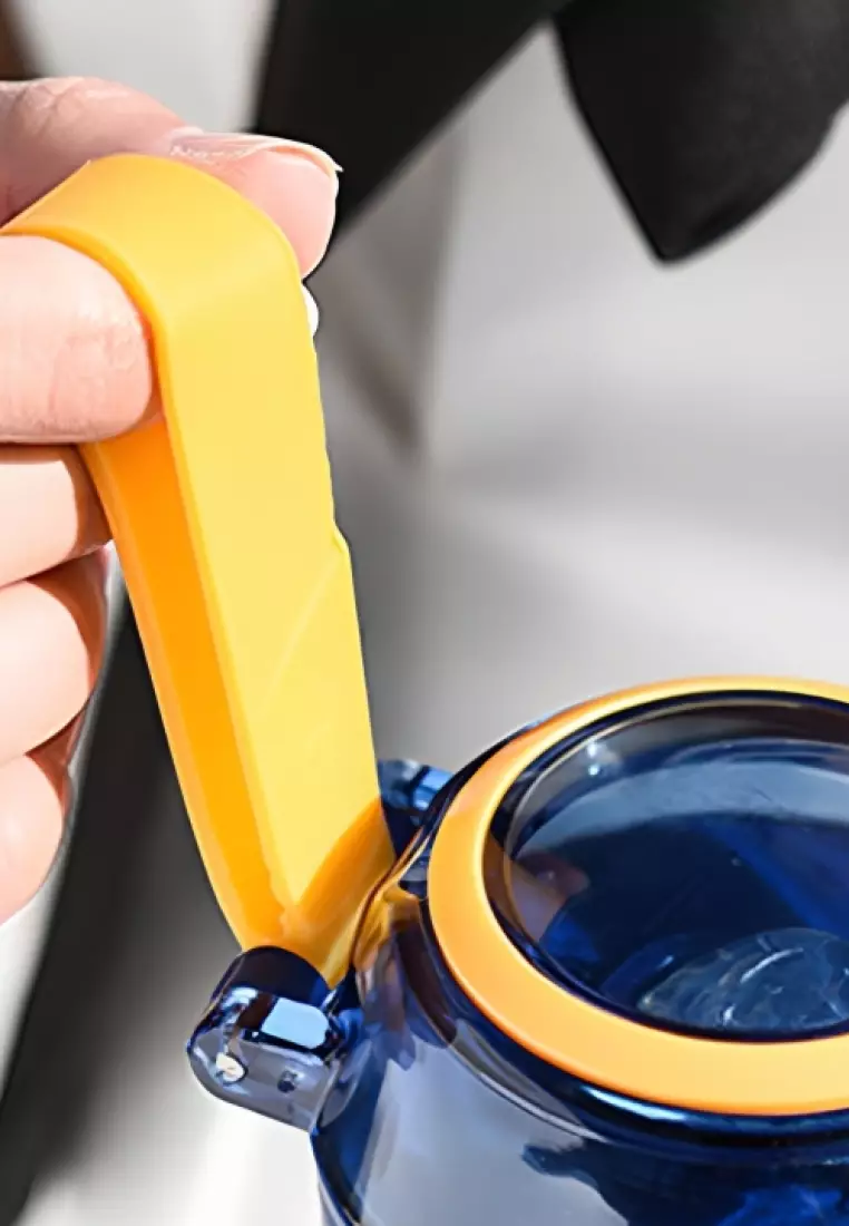 Wakakids Botol Minum Olahraga BPA Free Portable Cup Sport Water Bottle Power 3D Ukuran Jumbo 1100ml Venhs 253 Hitam