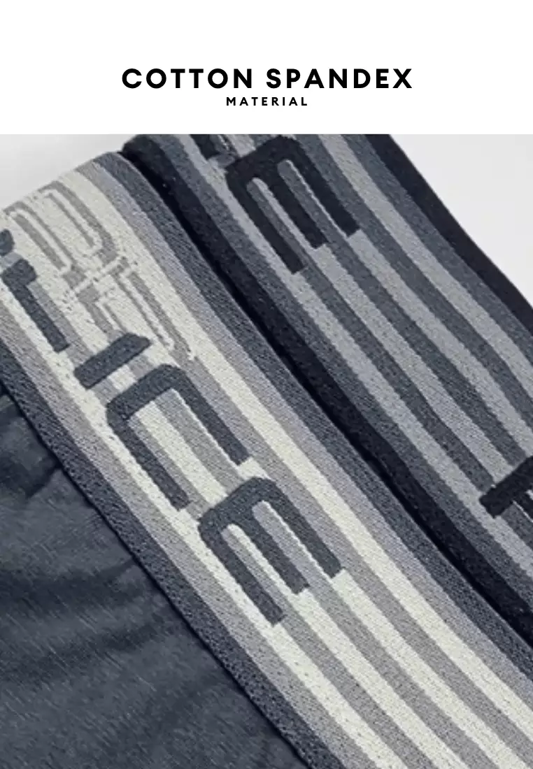 POLICE Celana Dalam Boxer Cotton Spandex Premium Pria Big Size