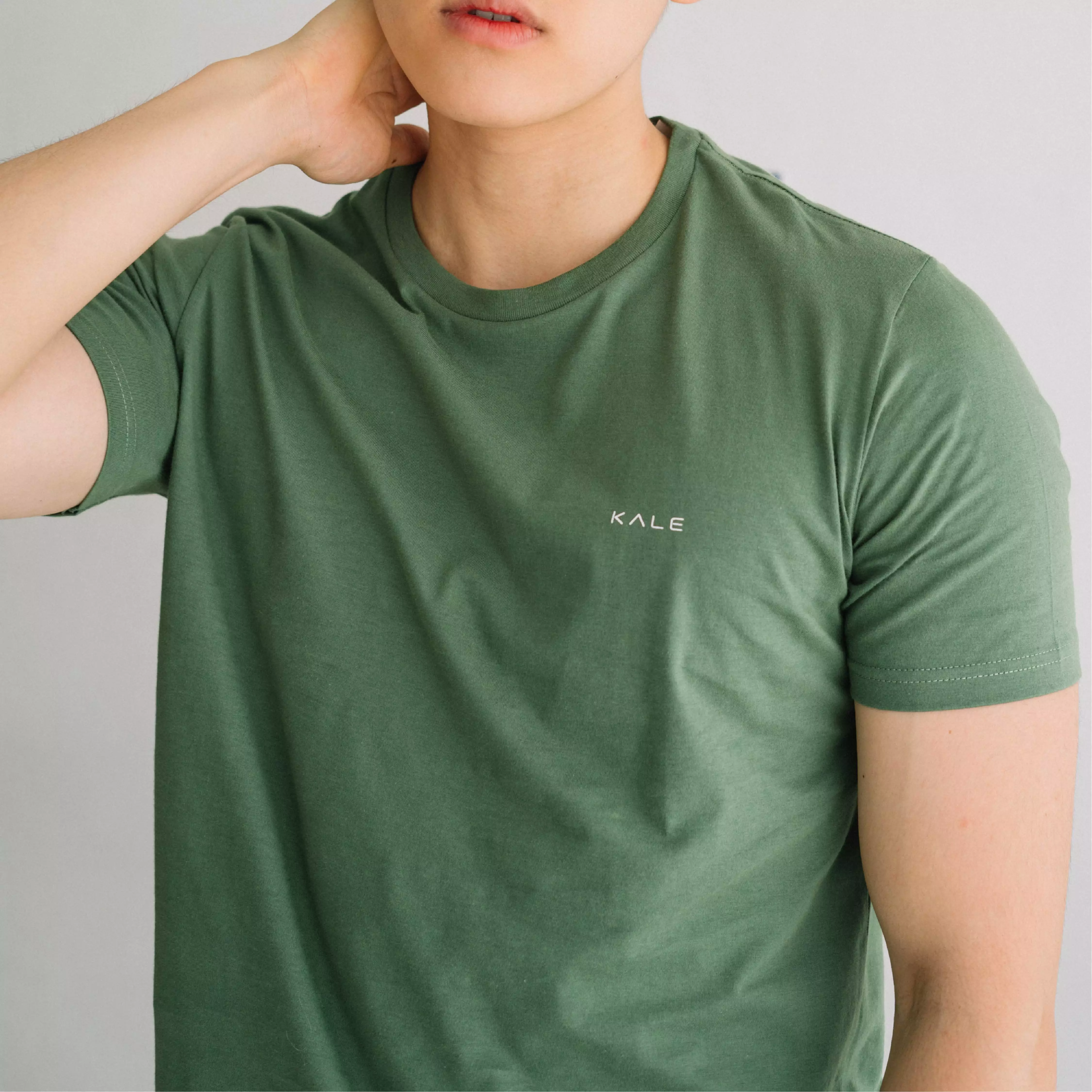 Kale Arion Dusty Green / T-Shirt Pria Lengan Pendek / Unisex