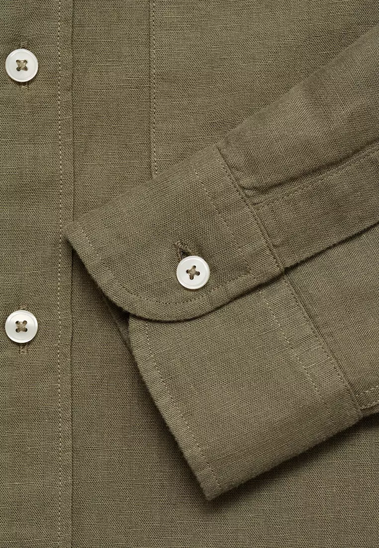 Classic-Fit Linen Shirt