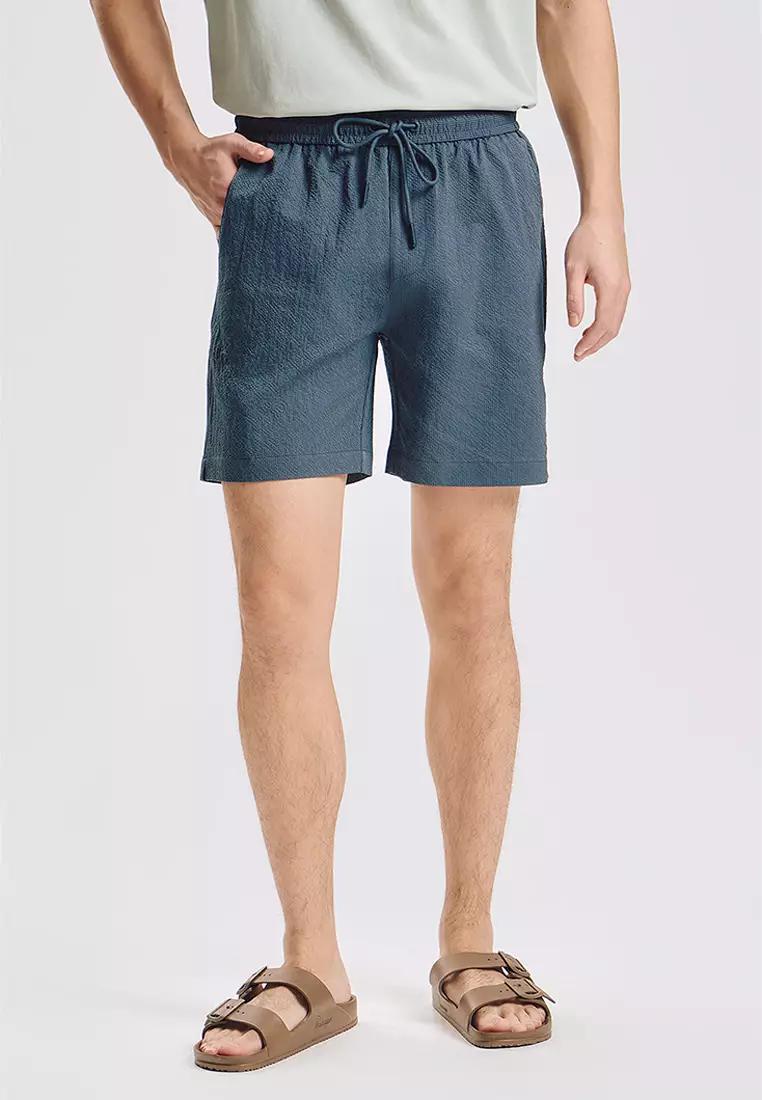 Modern Fit Swim Seersucker Shorts