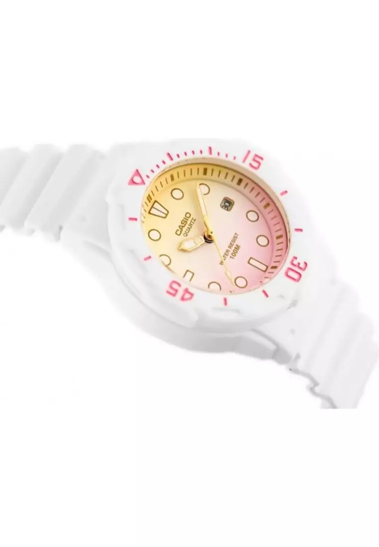 Kid's Analog Watch LRW-200H-4E2V White Resin Band Casual Watch