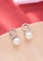 ZITIQUE silver Women's Pearl Stud Earrings - Silver 59481AC5890549GS_4