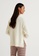 United Colors of Benetton white Boxy fit sweater in wool blend E4C63AA8C1B153GS_2