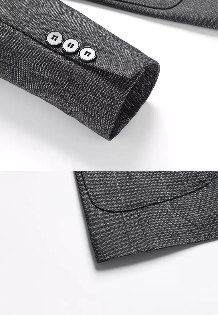 Non Iron Texture Suit Jacket LB6671