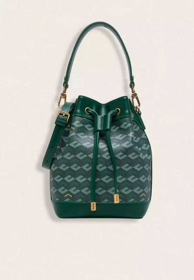 Christy Ng Giorgio Bucket Bag Green