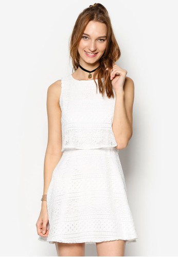 Love Double Layered Fit & Flare Dress