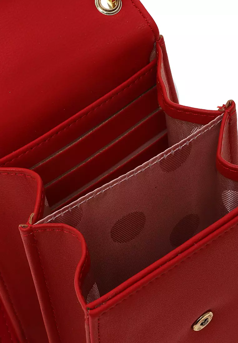 Sling Bag Tas Selempang Mini Wanita Dompet Multifungsi Many Slot Material Kulit Leather ORIGINAL