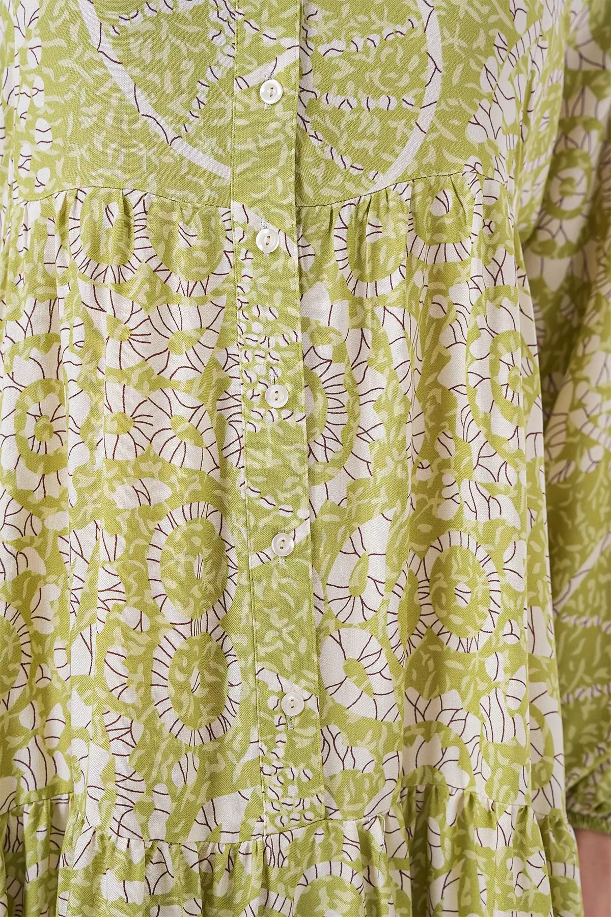 Patterned Modest Dress