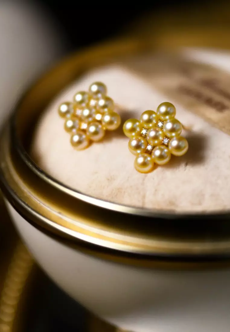 Buy Kings Collection Square Faux Pearl Earrings KJEA20117 2024