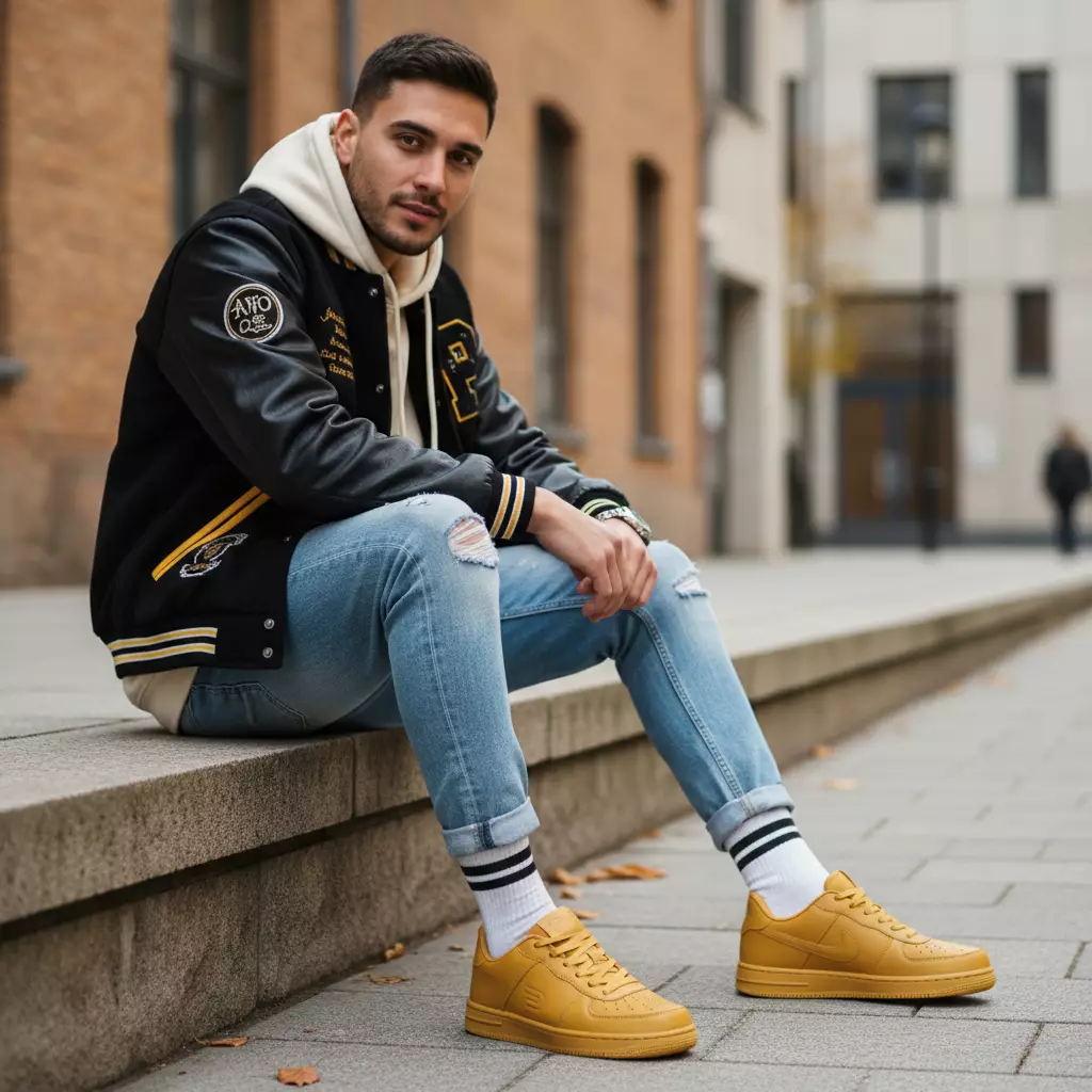 PAULMAY - Sepatu Sneakers Pria Denver - Brown