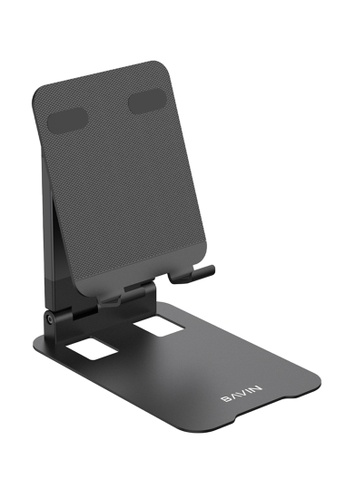 BAVIN black and white BAVIN Z4 Portable Multi Functional Foldable Stable Mobile Phone Holder Metal Stand For Tablet and Mobile Phones 15016AC72FA7B1GS_1