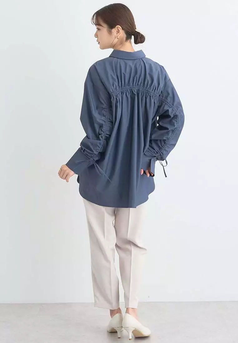 Earth Music  & Ecology - Riko Back Drawstring Shirt