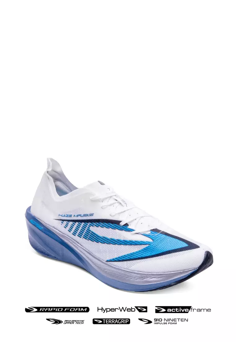 910 Nineten Haze MIRAEIGE Sepatu Lari - PUTIH/BIRU