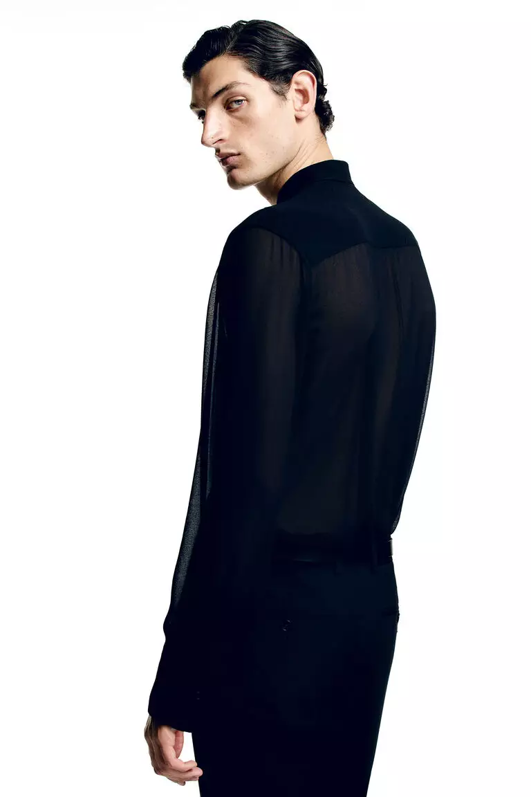 Regular Fit Sheer shirt