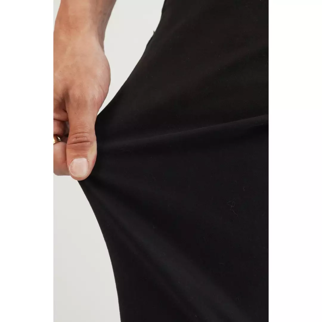 Emba Denim - BS08 Katun Twill Celana Panjang Katun Pria Regular Fit Stretch Black