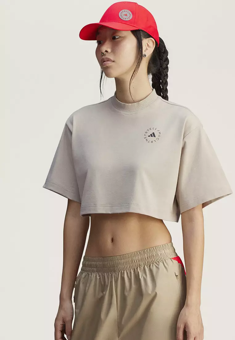 Crop Tee Cropped Adidas Shirt Adidas Cropped 3-stripes T-shirt