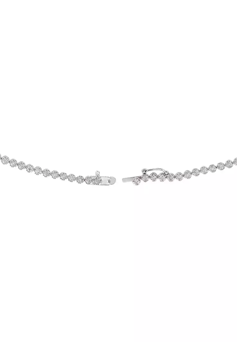 HABIB Diamond Tennis Bracelet in 375/9K White Gold 679901220
