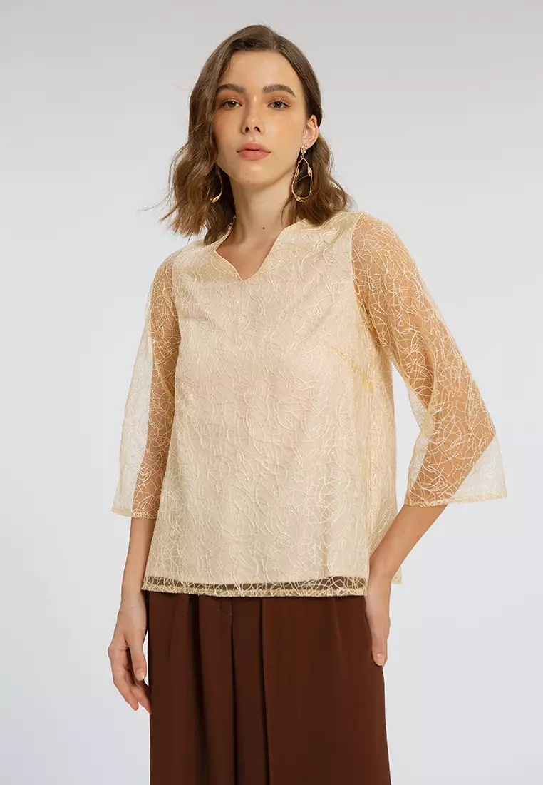 Plate Tunic Pale Sunset